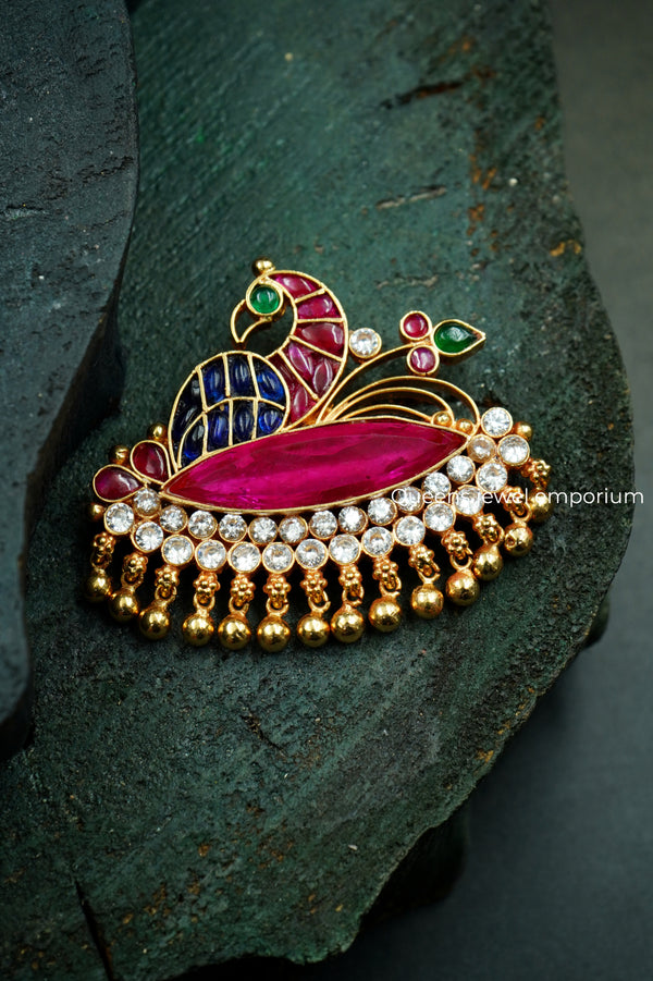 HARSHIKA KEMP PENDANT - Queens Jewel Emporium