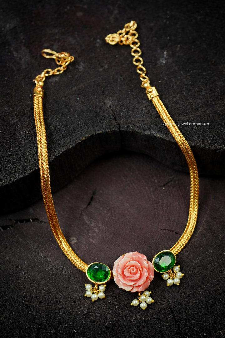 POONGODI  CHOKER SET - Queens Jewel Emporium