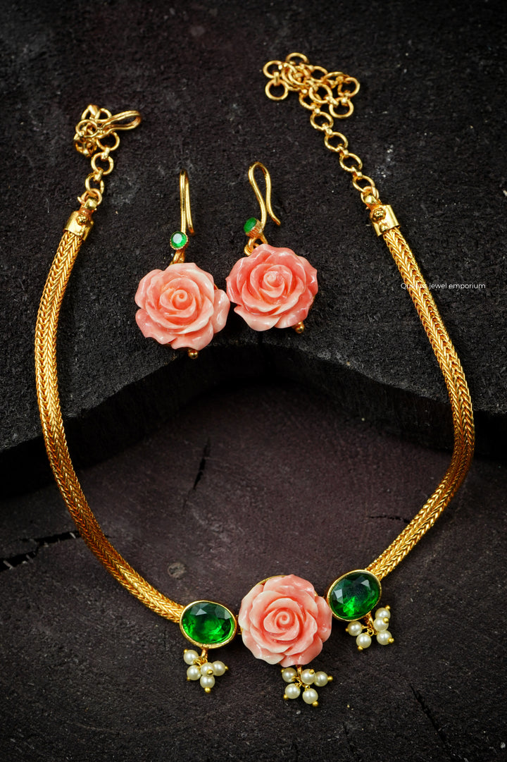 POONGODI  CHOKER SET - Queens Jewel Emporium