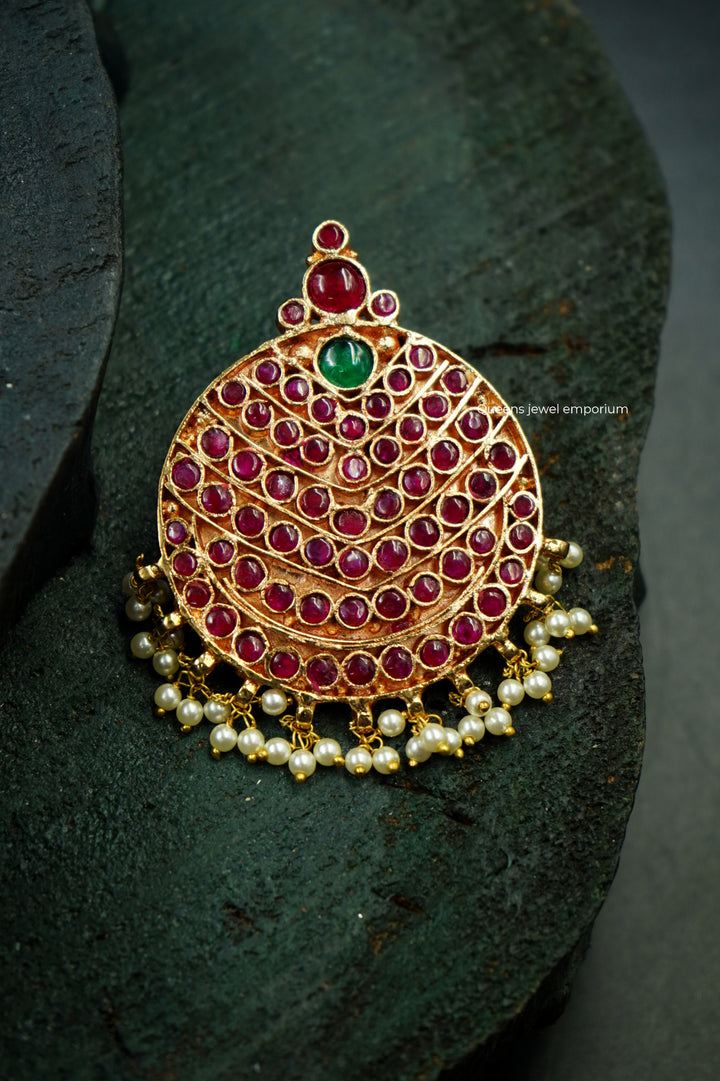 SACHITHA PENDANT - RED - Queens Jewel Emporium