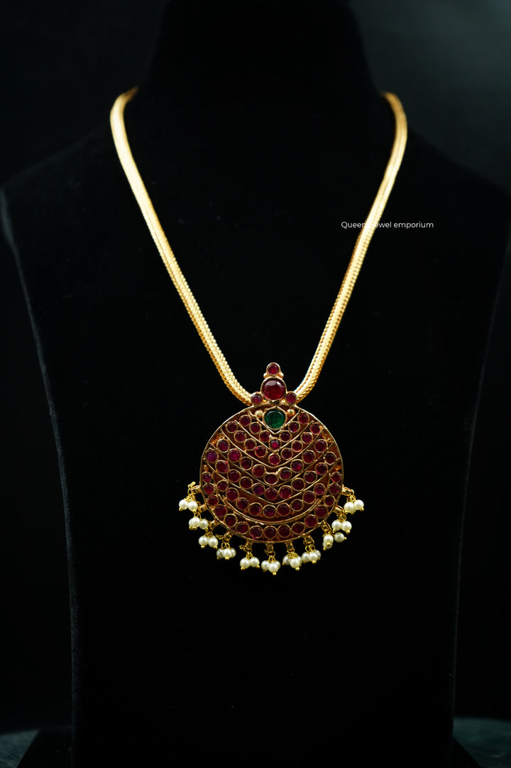 SACHITHA PENDANT - RED - Queens Jewel Emporium