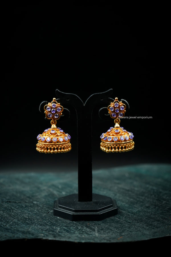 ANURA ZIRCON JHUMKAS - Queens Jewel Emporium