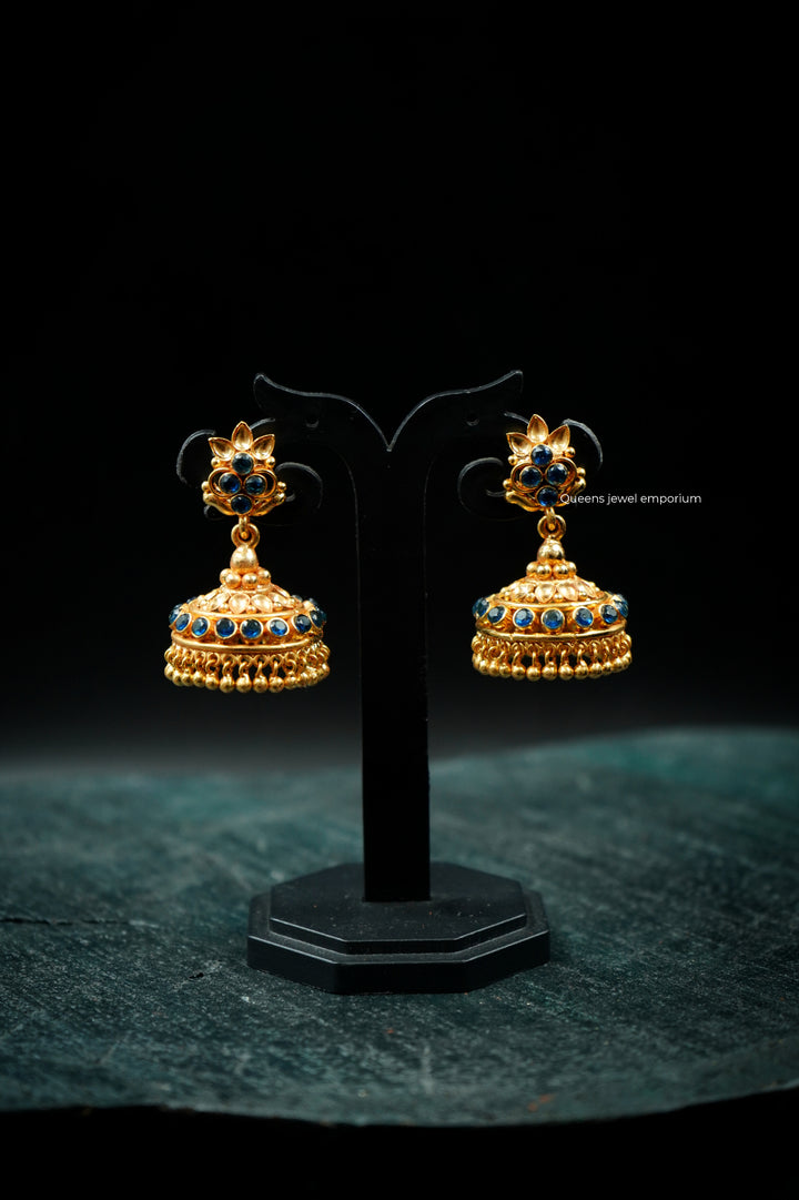 YASHVI ZIRCON JHUMKAS - Queens Jewel Emporium