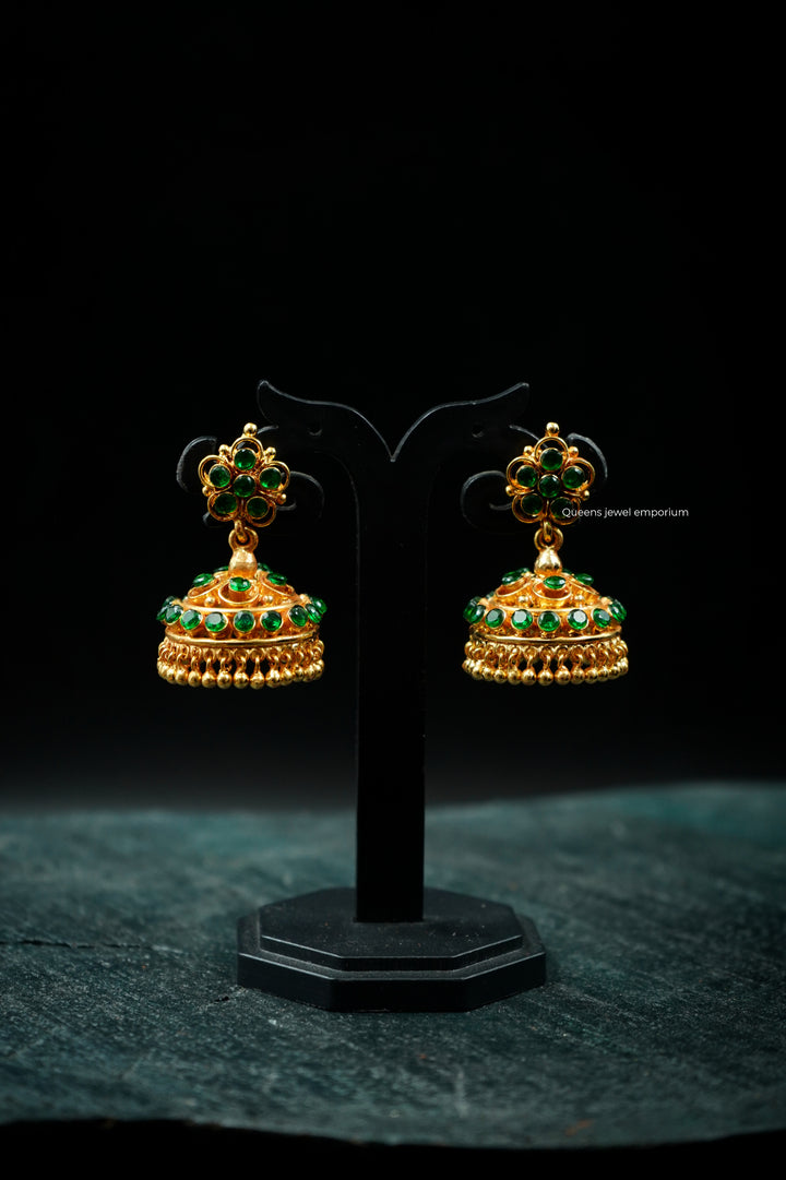 ANURA ZIRCON JHUMKAS - Queens Jewel Emporium