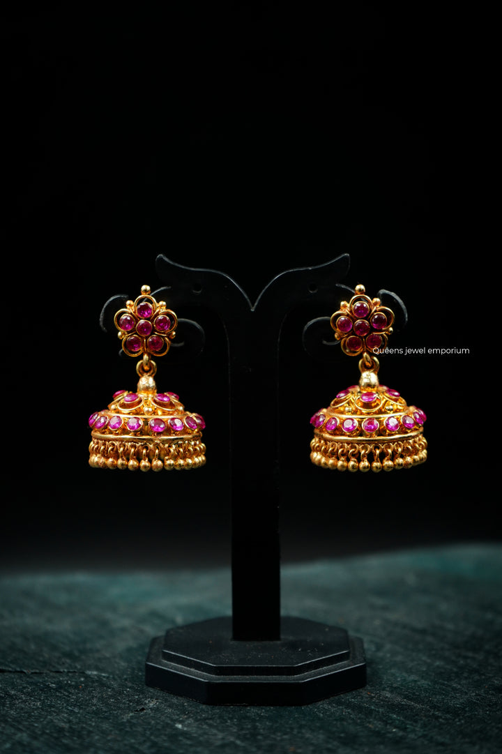 ANURA ZIRCON JHUMKAS - Queens Jewel Emporium