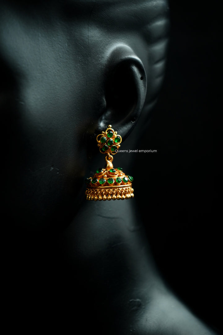 ANURA ZIRCON JHUMKAS - Queens Jewel Emporium