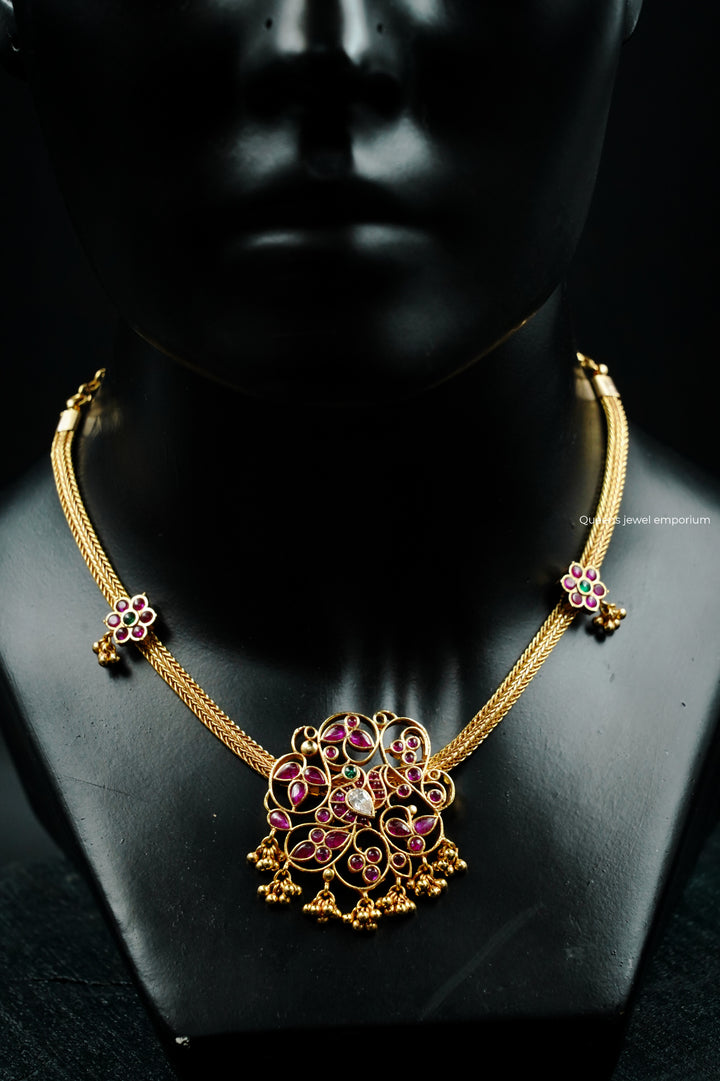 ALANKARI  - ADIGAI NECKLACE - Queens Jewel Emporium
