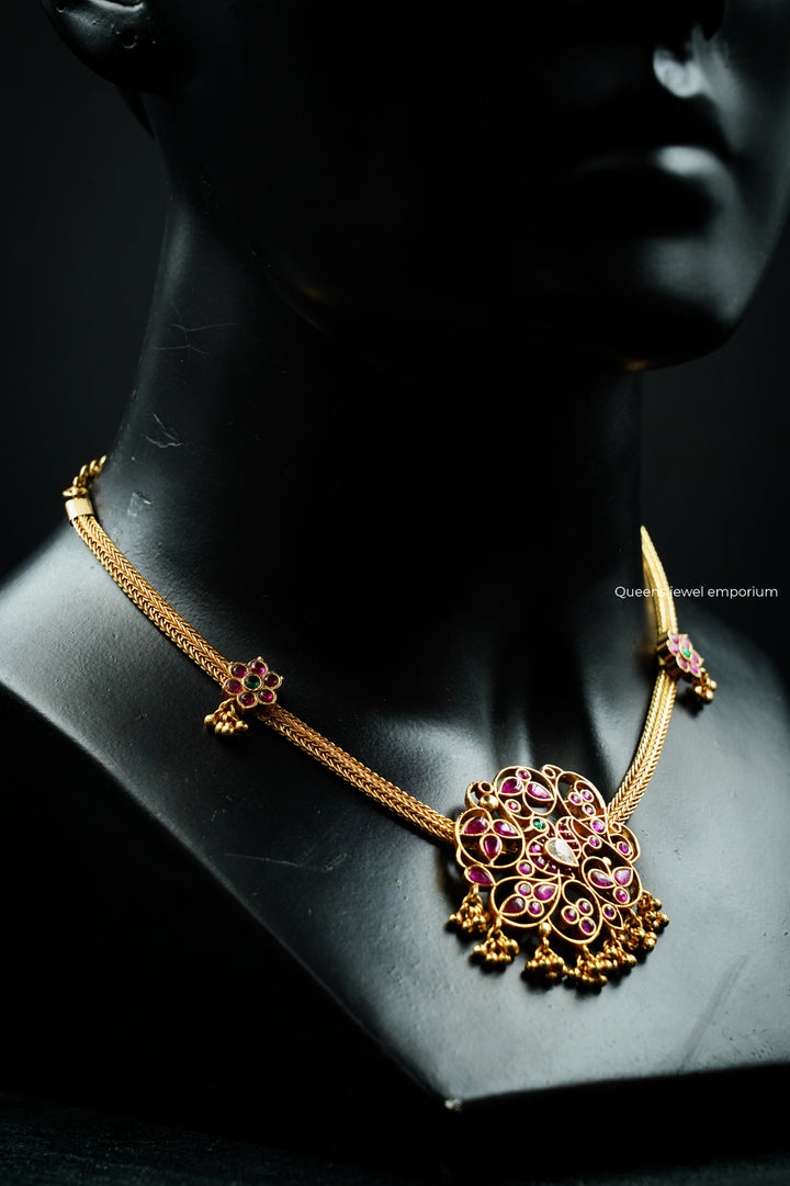 ALANKARI  - ADIGAI NECKLACE - Queens Jewel Emporium
