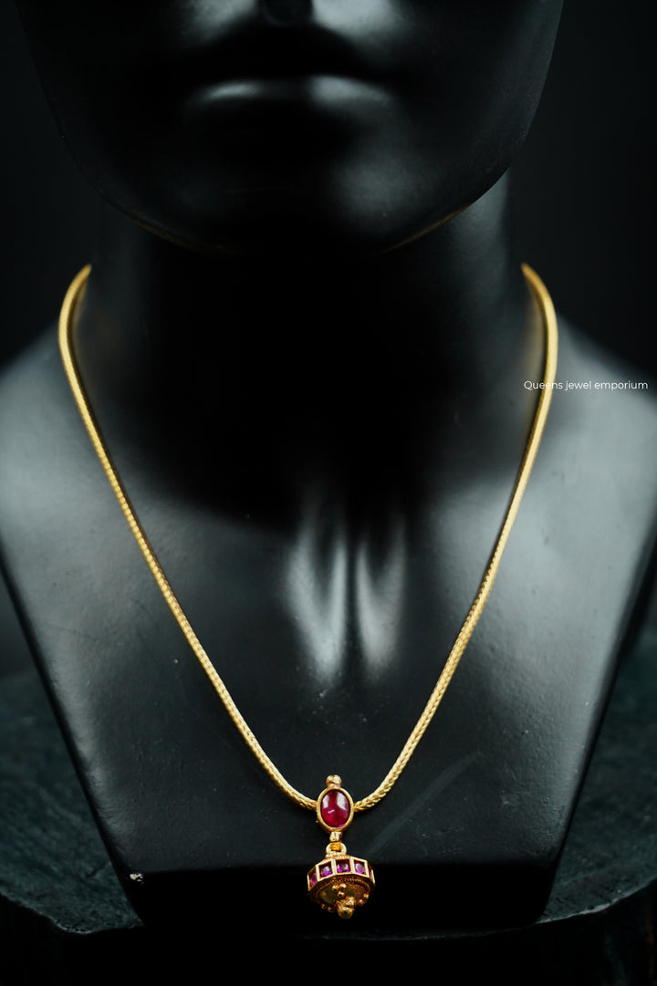 SHIVANGI - MINIMAL NECKLACE WITH EARRINGS - Queens Jewel Emporium
