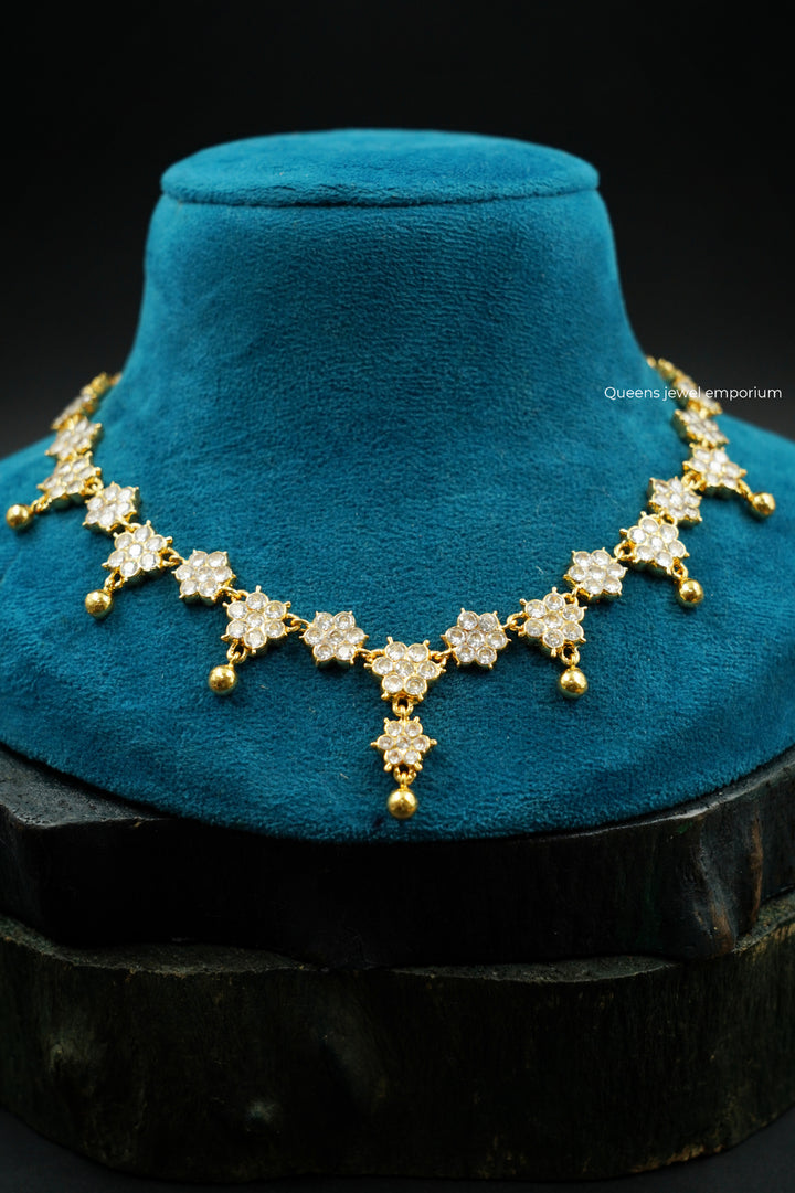 SARIKA ZIRCON NECKLACE - Queens Jewel Emporium