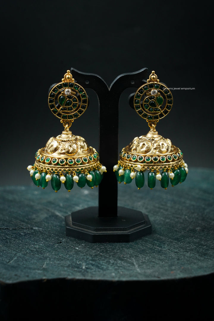YAZHINI JHUMKA - Queens Jewel Emporium