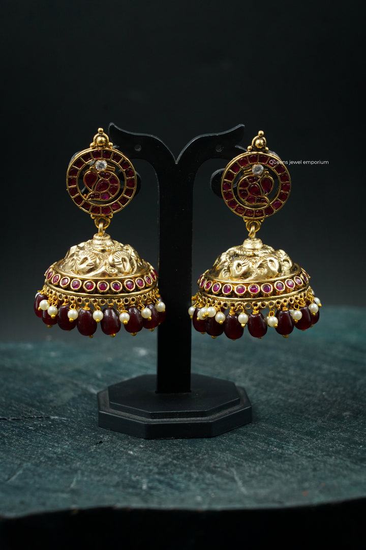 YAZHINI JHUMKA - Queens Jewel Emporium