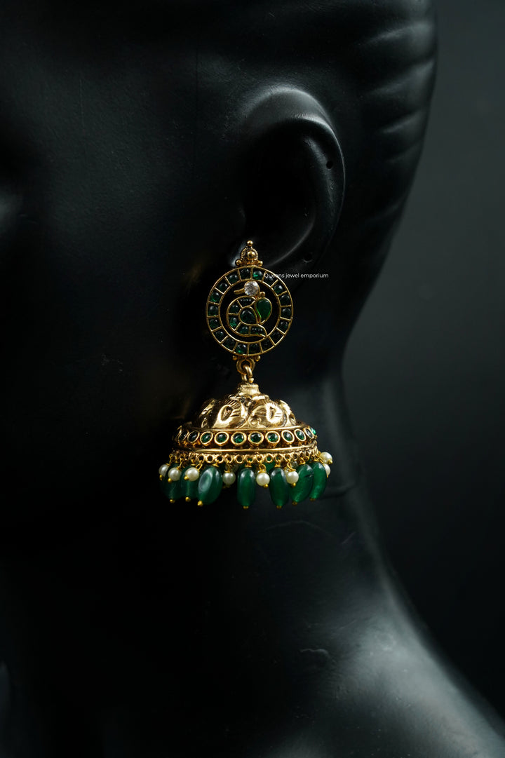 YAZHINI JHUMKA - Queens Jewel Emporium