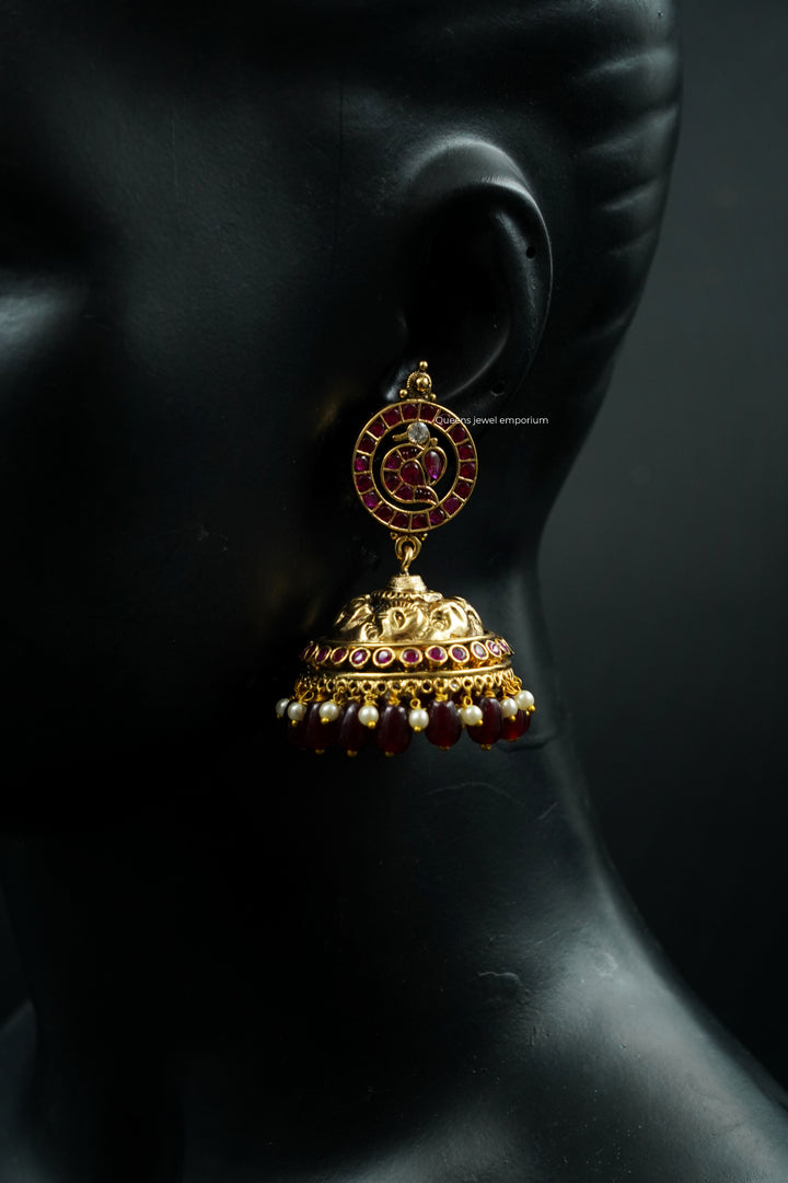 YAZHINI JHUMKA - Queens Jewel Emporium
