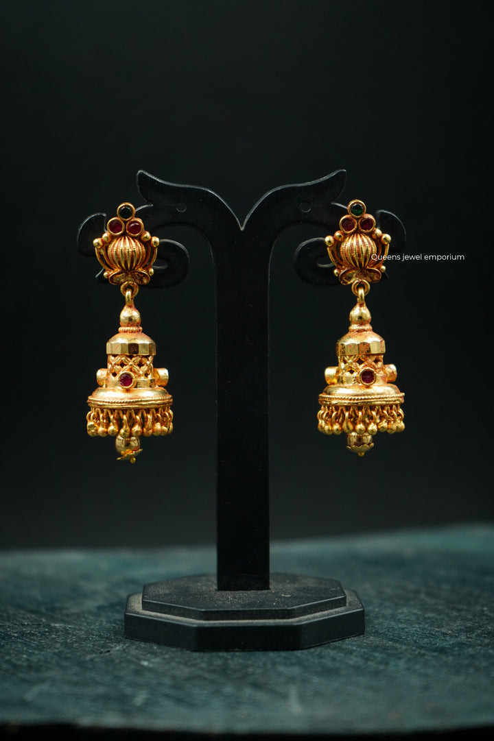 PARVATHY LOLAKKU JHUMKA - Queens Jewel Emporium