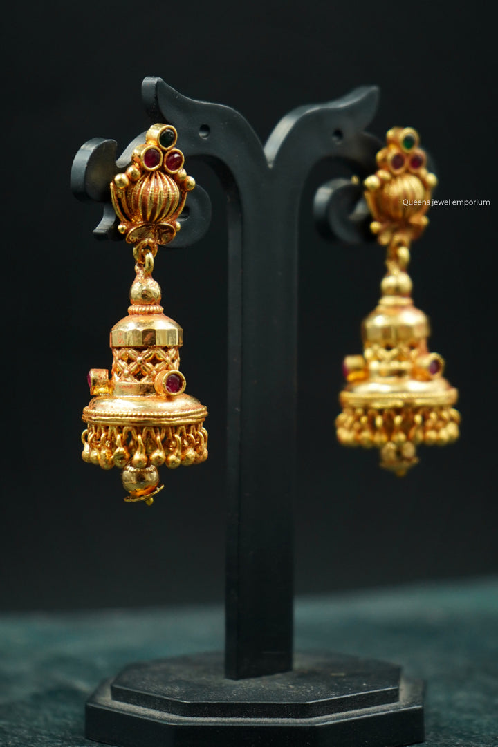 PARVATHY LOLAKKU JHUMKA - Queens Jewel Emporium