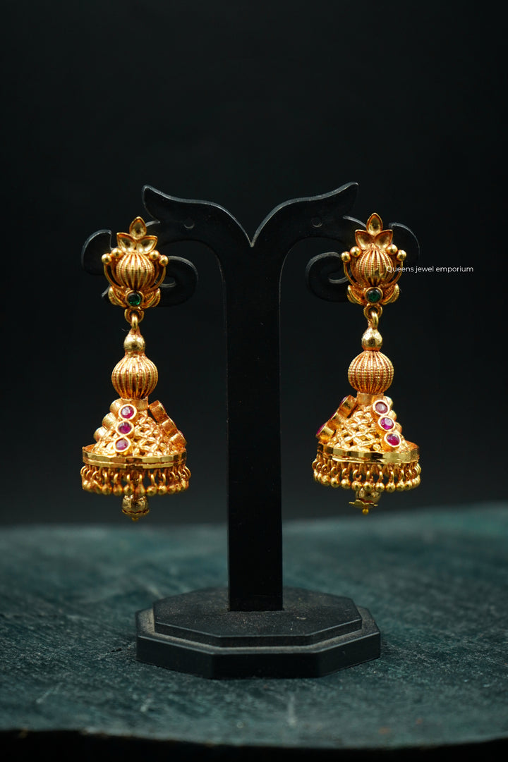 SAROJA LOLAKKU JHUMKA - Queens Jewel Emporium