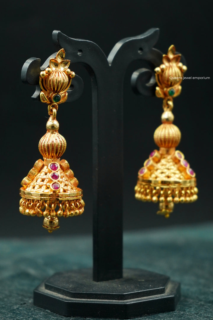 SAROJA LOLAKKU JHUMKA - Queens Jewel Emporium
