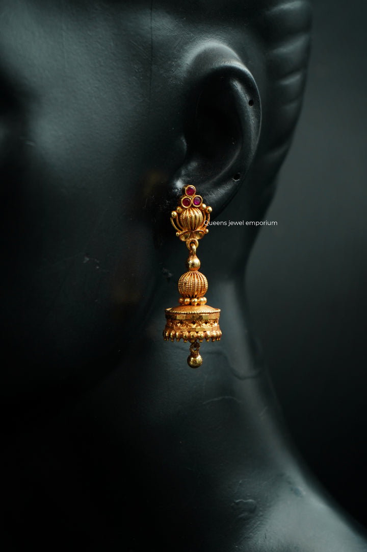 SUNDARI LOLAKKU JHUMKA - Queens Jewel Emporium