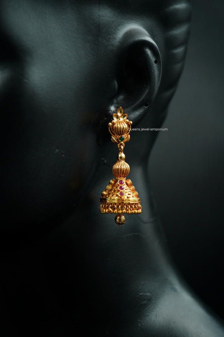 SAROJA LOLAKKU JHUMKA - Queens Jewel Emporium