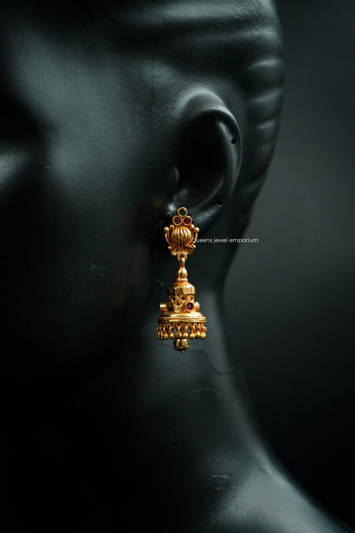 PARVATHY LOLAKKU JHUMKA - Queens Jewel Emporium