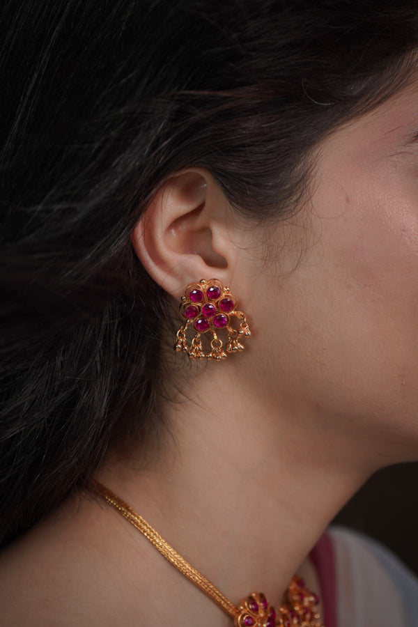 DHEEMA RETRO EARRING - Queens Jewel Emporium