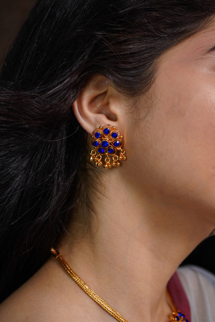 DHEEMA RETRO EARRING - Queens Jewel Emporium