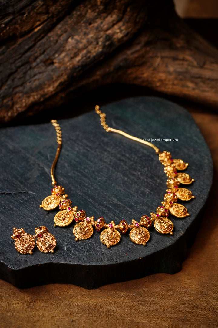 ANIKHA KASU NECKLACE - Queens Jewel Emporium