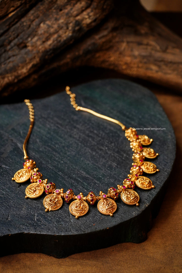ANIKHA KASU NECKLACE - Queens Jewel Emporium