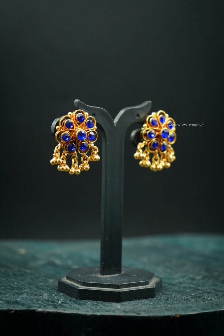 DHEEMA RETRO EARRING - Queens Jewel Emporium