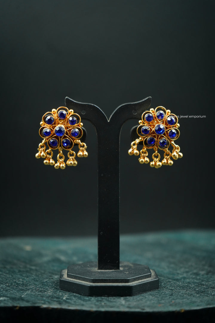 DHEEMA RETRO EARRING - Queens Jewel Emporium