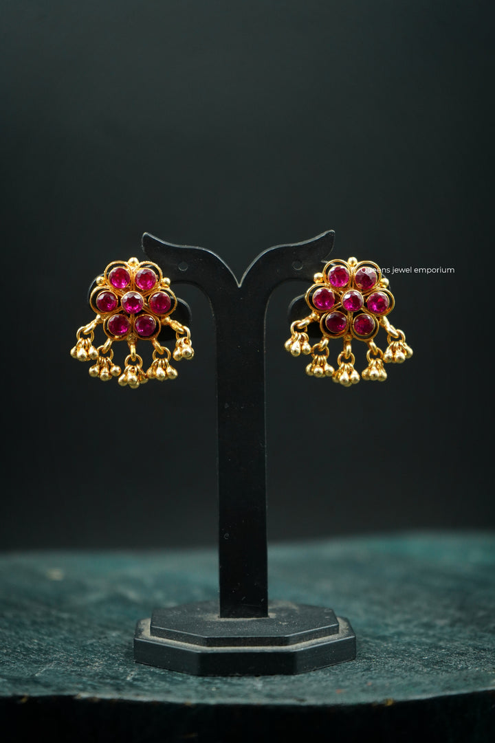DHEEMA RETRO EARRING - Queens Jewel Emporium