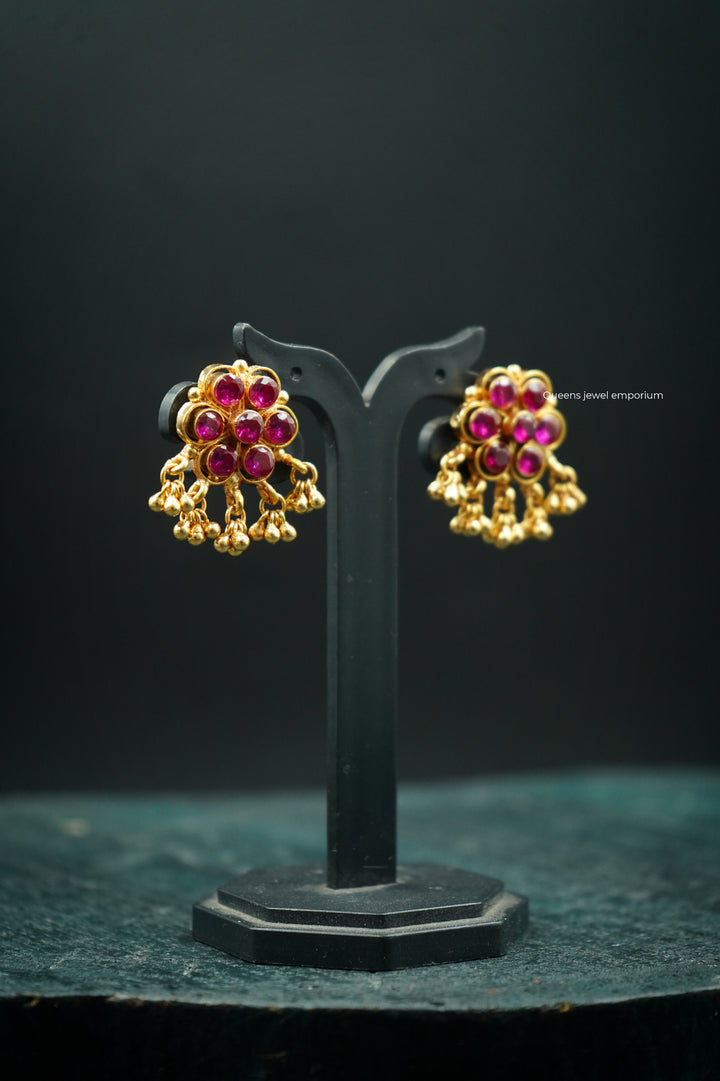 DHEEMA RETRO EARRING - Queens Jewel Emporium