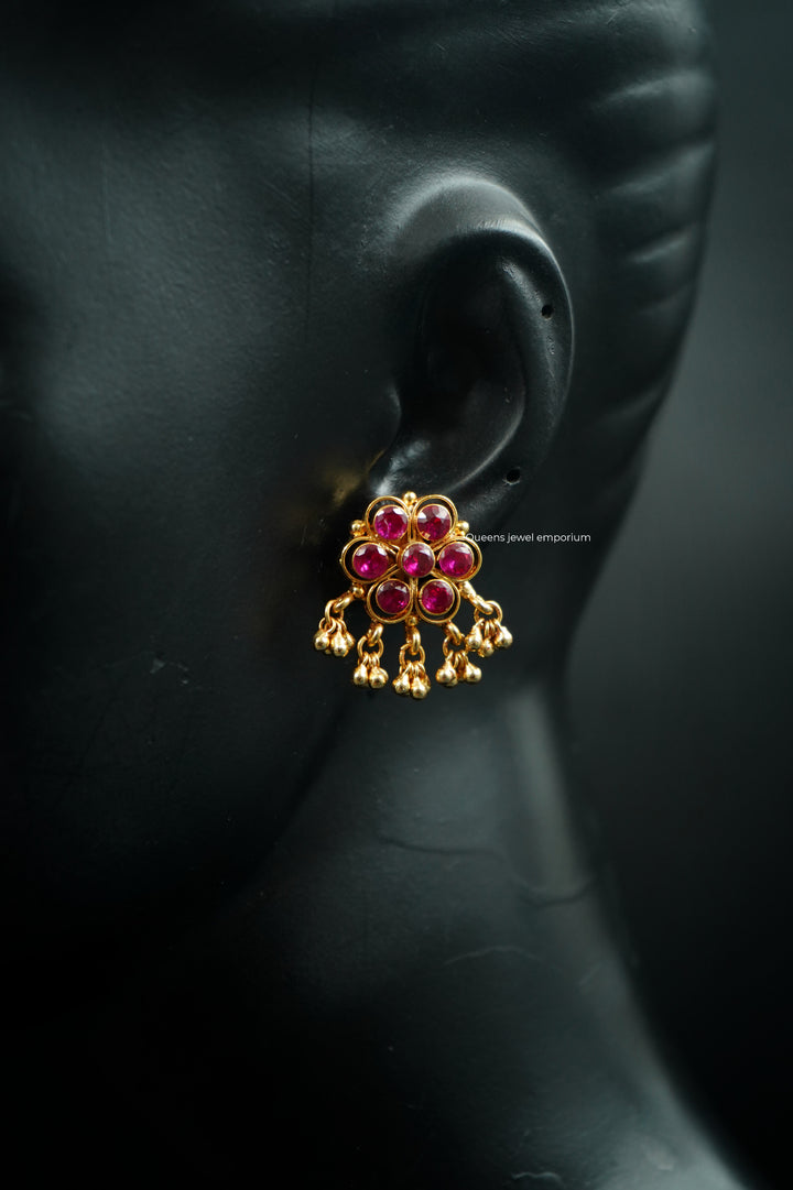 DHEEMA RETRO EARRING - Queens Jewel Emporium