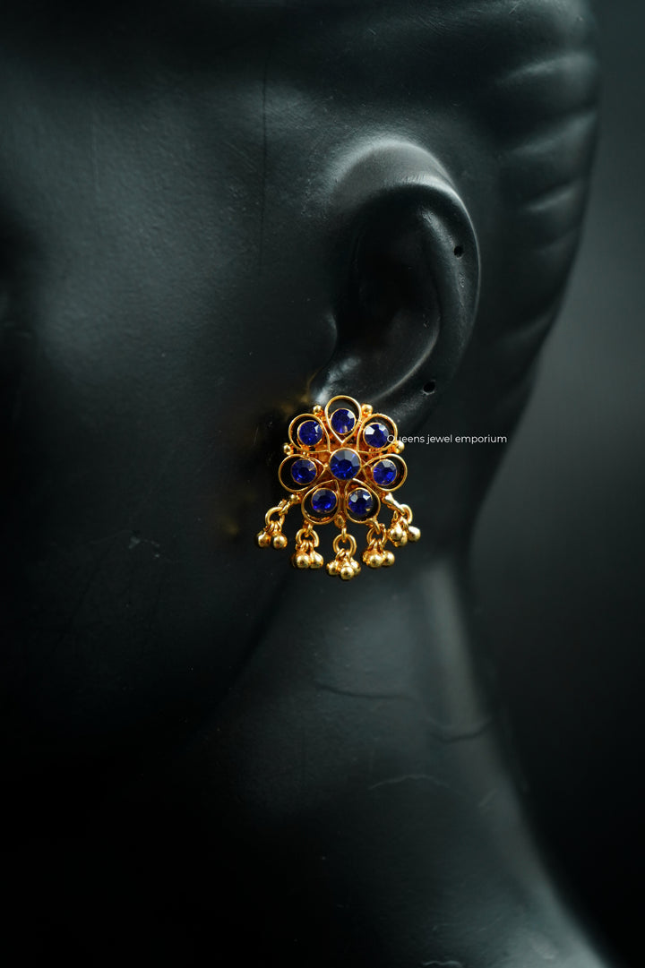 DHEEMA RETRO EARRING - Queens Jewel Emporium