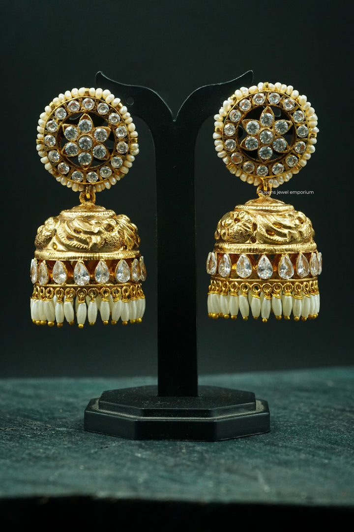 MEERA JHUMKA - Queens Jewel Emporium