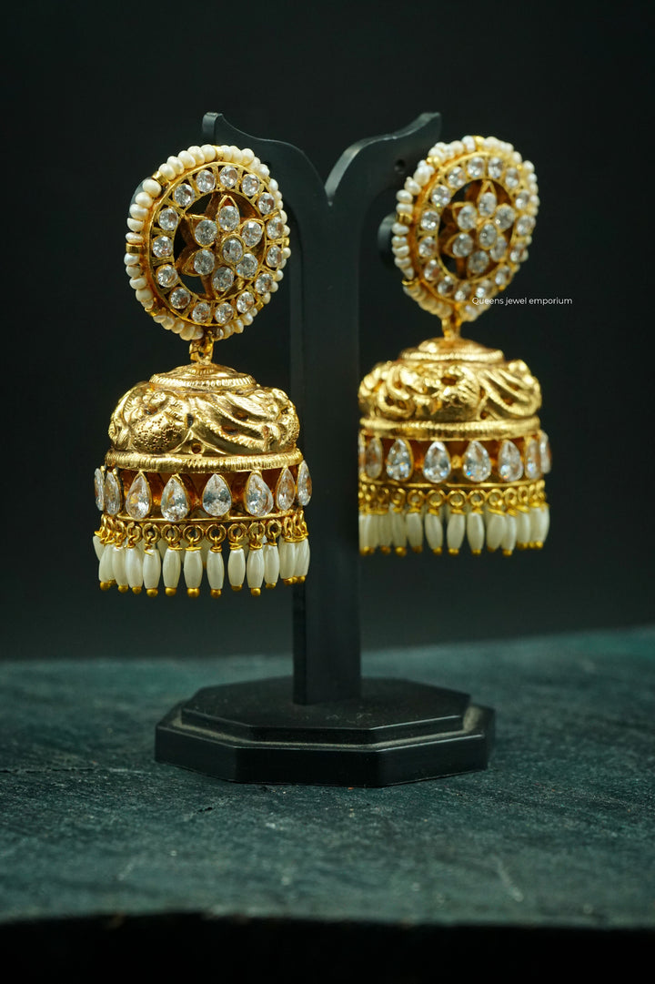 MEERA JHUMKA - Queens Jewel Emporium