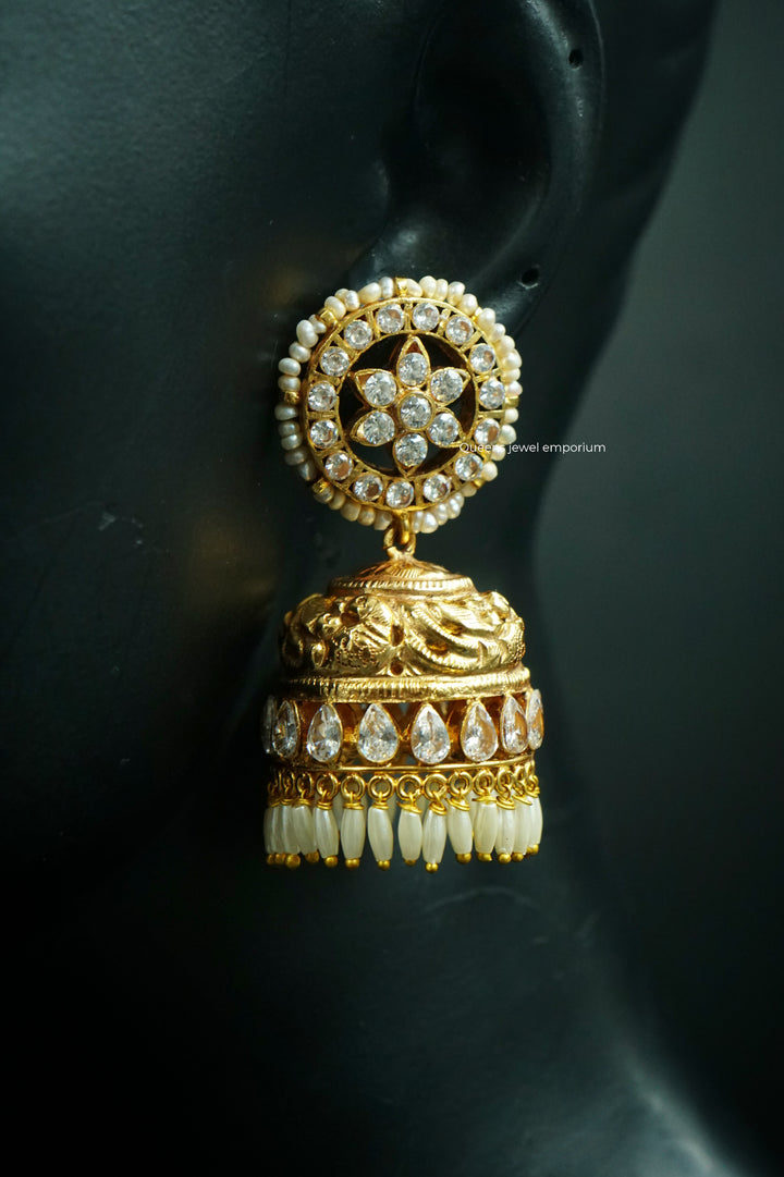 MEERA JHUMKA - Queens Jewel Emporium