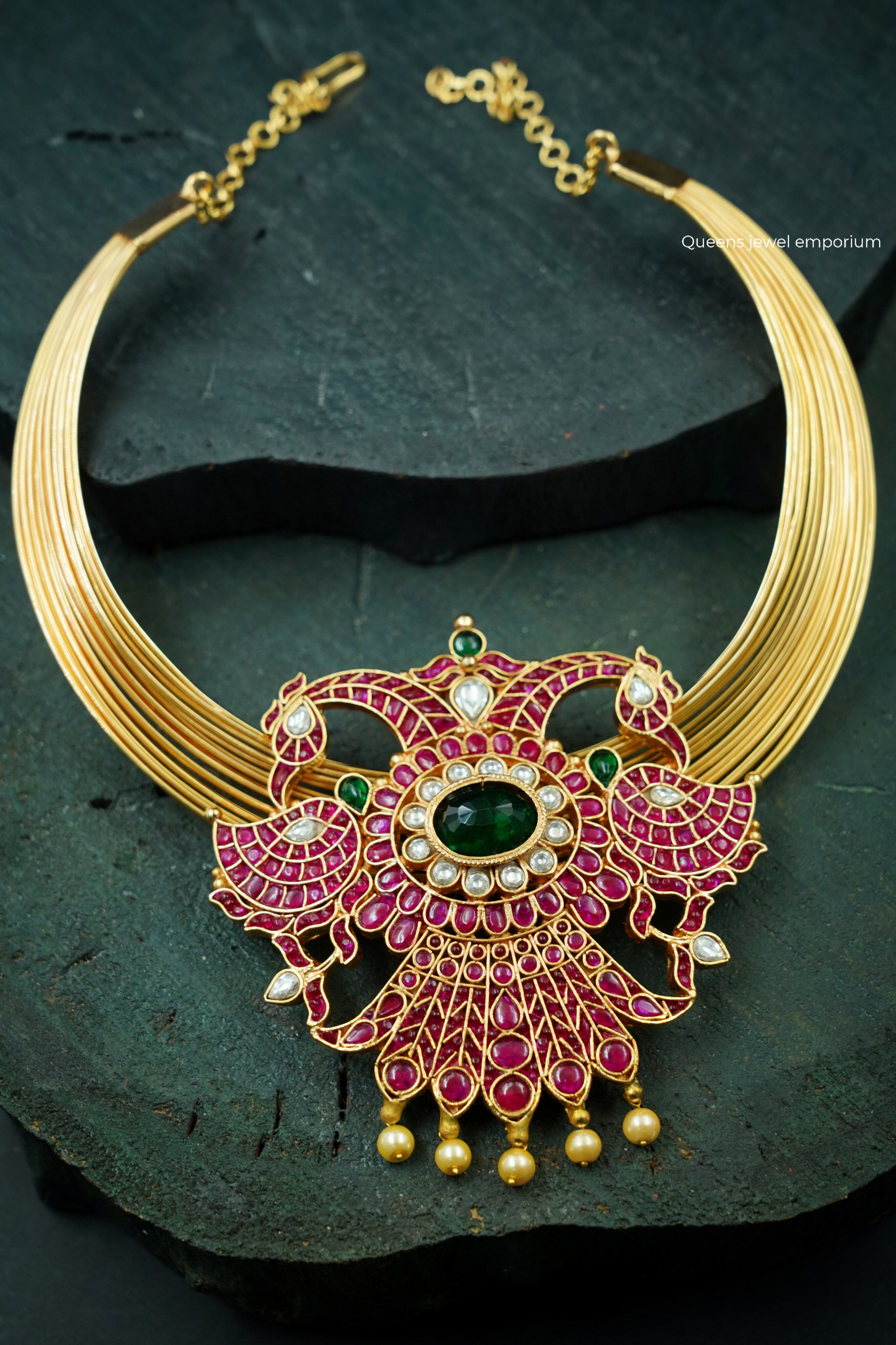 GARUDA BHERUNDA PENDANT - Queens Jewel Emporium