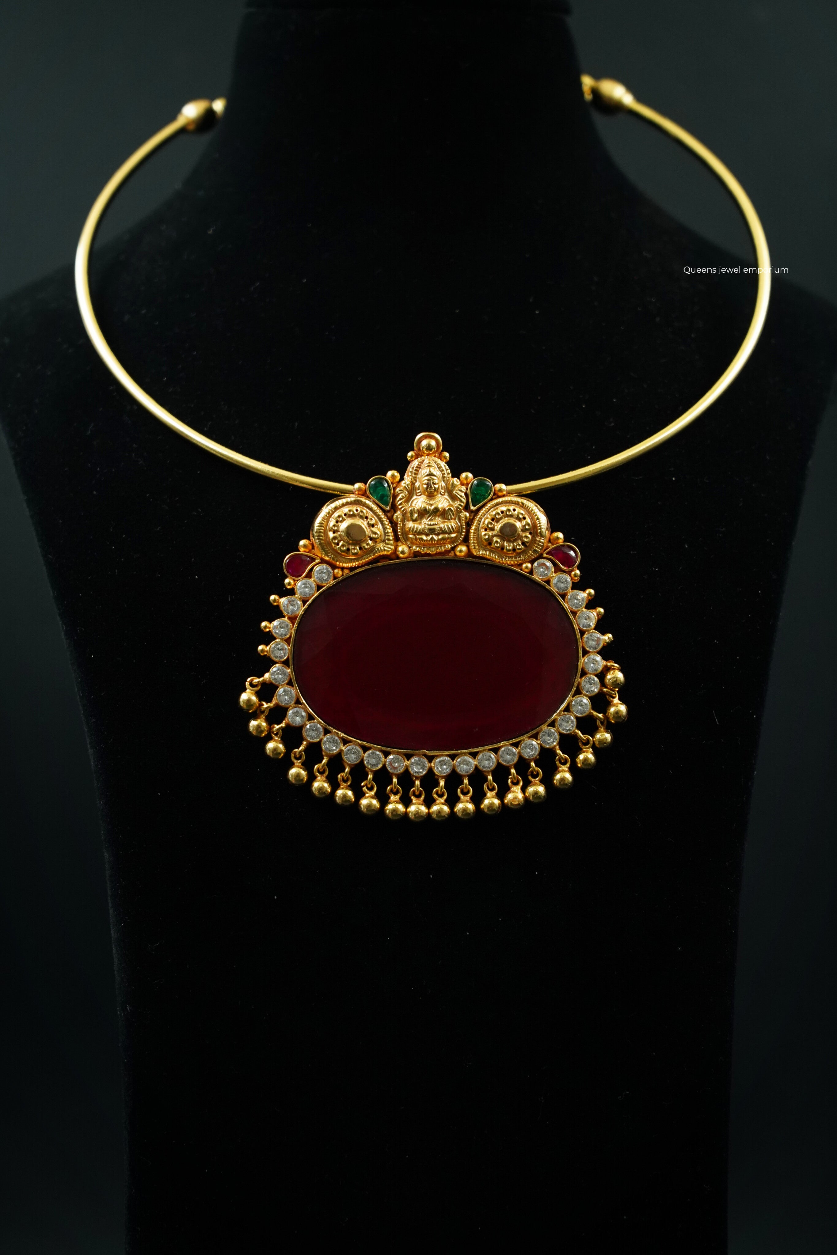 SUBHAMANJARI PENDANT ( RED ONYX)