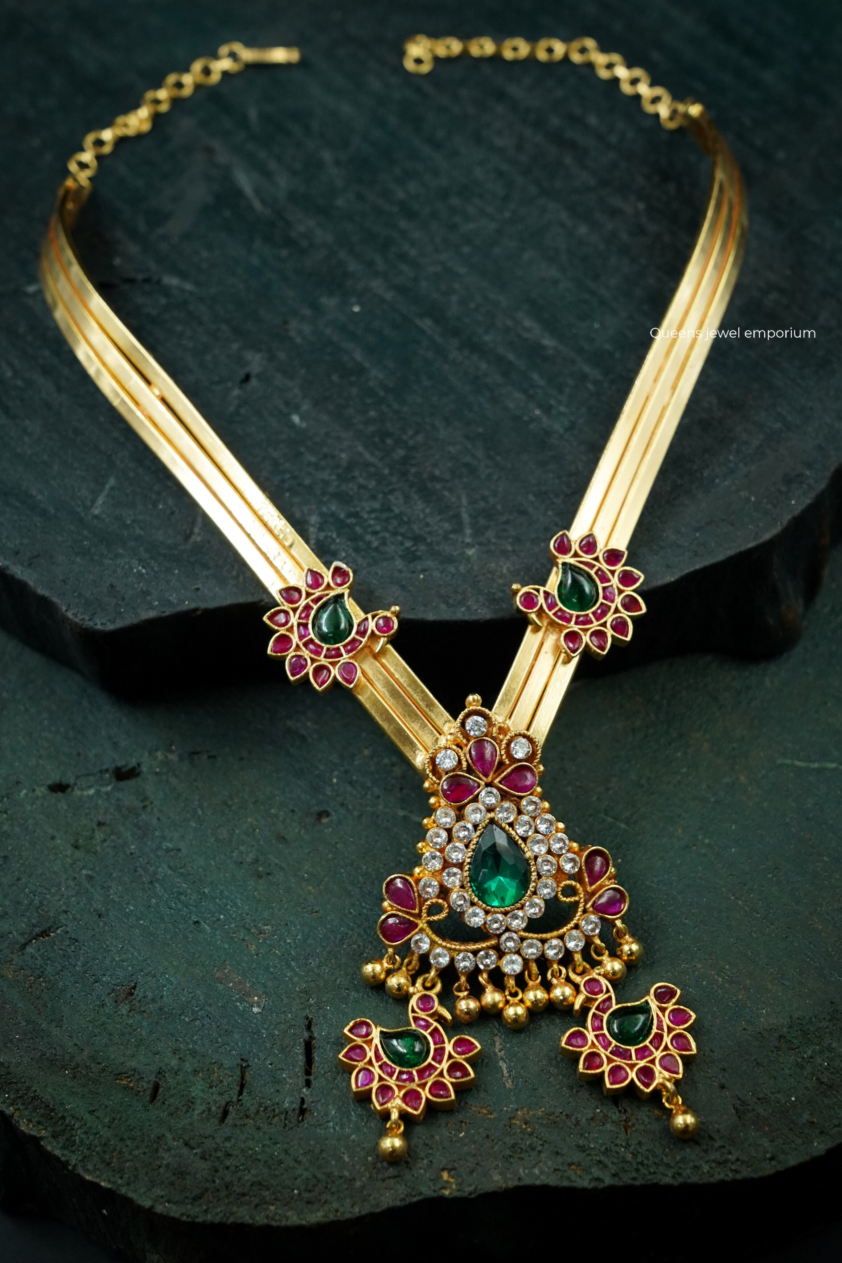 Amritha Hasli Necklace Queens Jewel Emporium