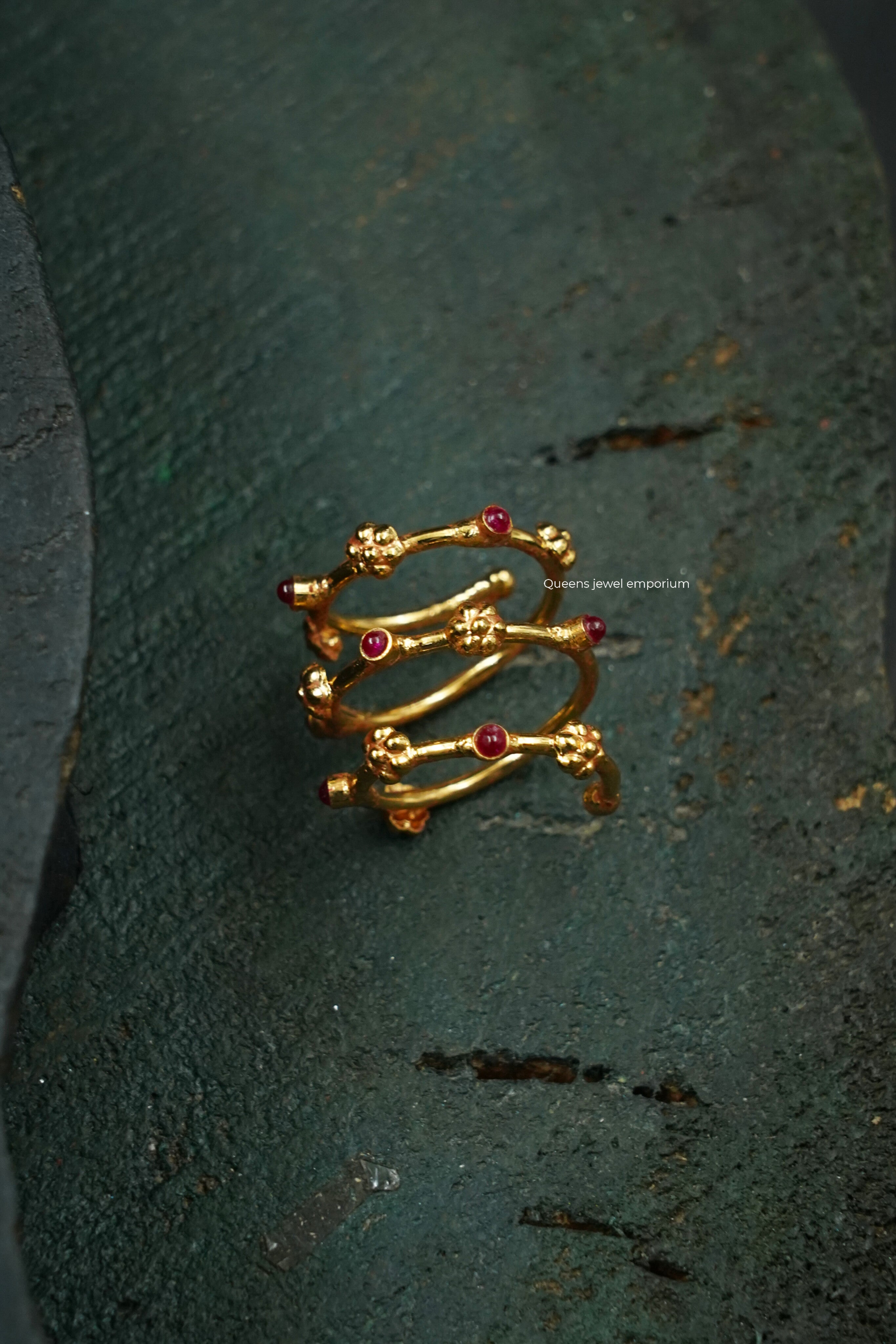 Diya Finger Ring Small