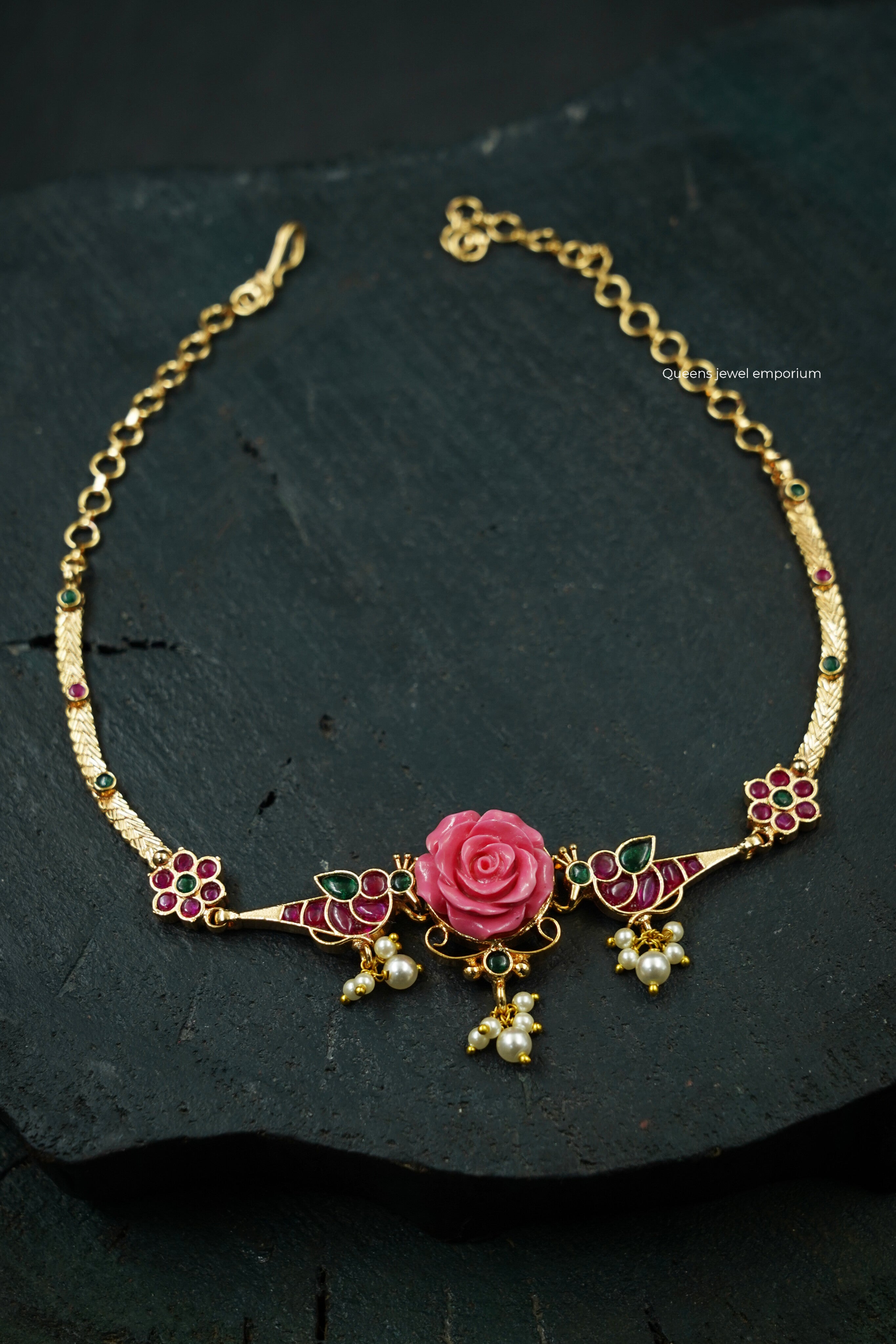 Rohini Rose Necklace