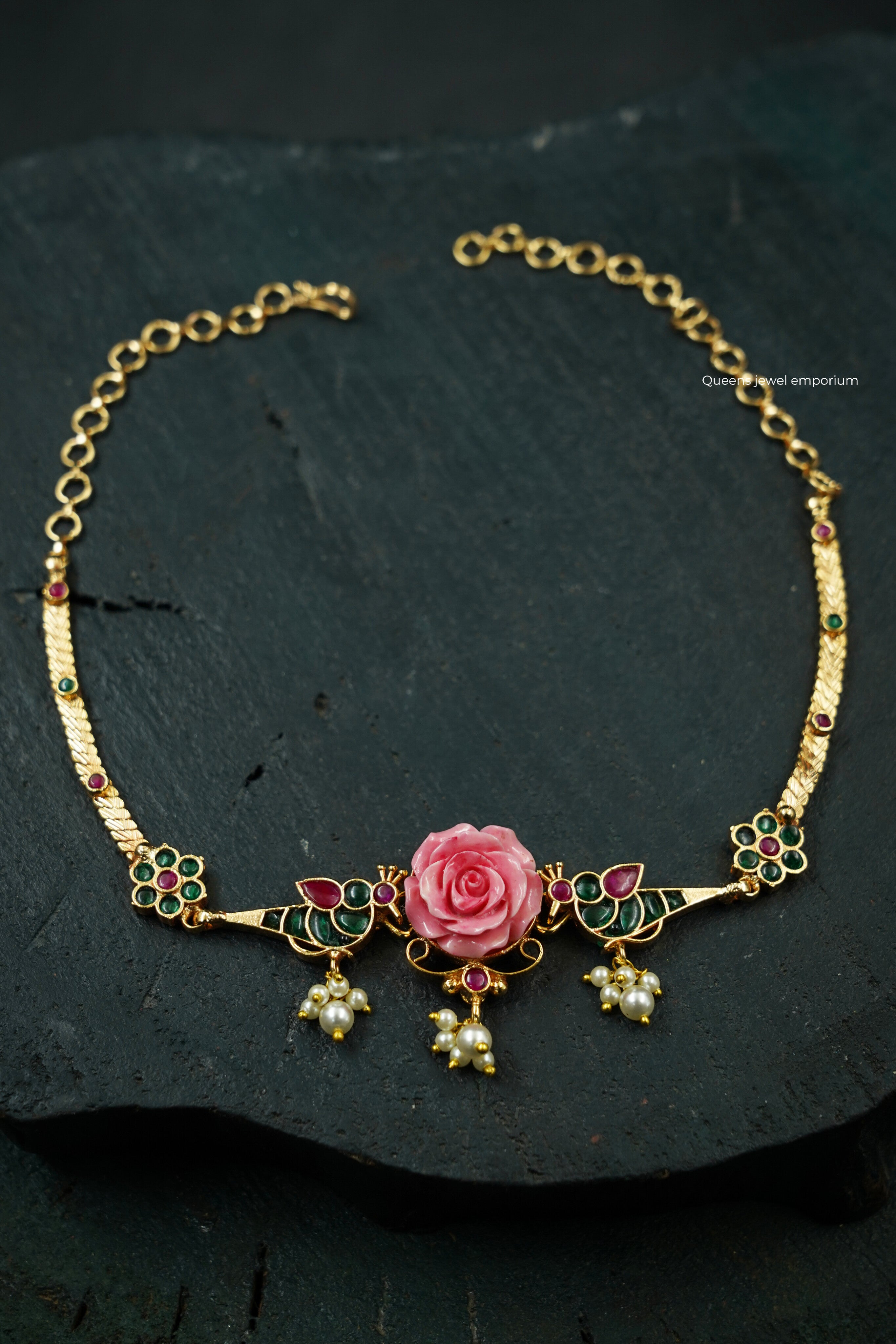 Rohini Rose Necklace