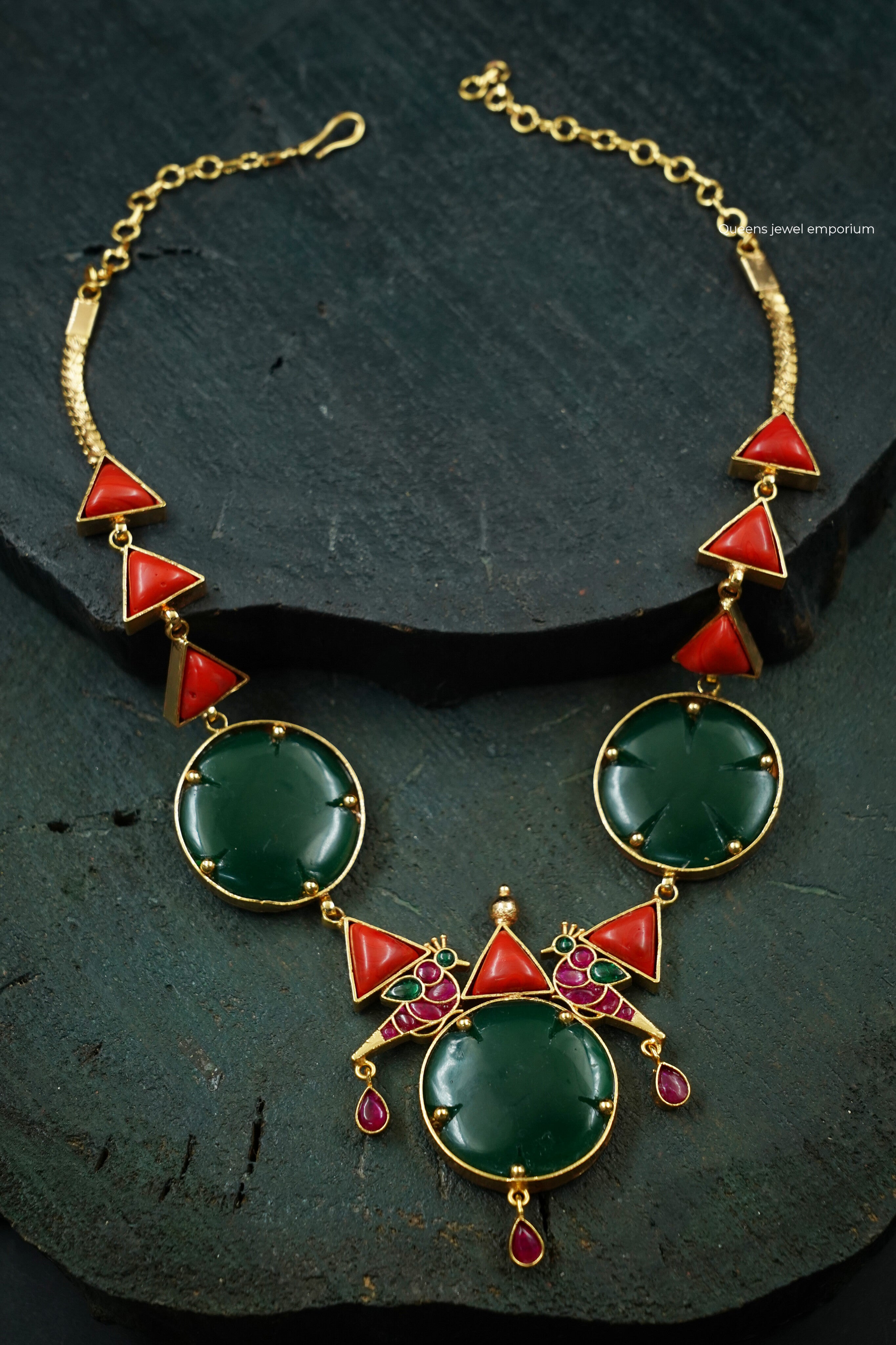 Haritha Kamala Floral Necklace