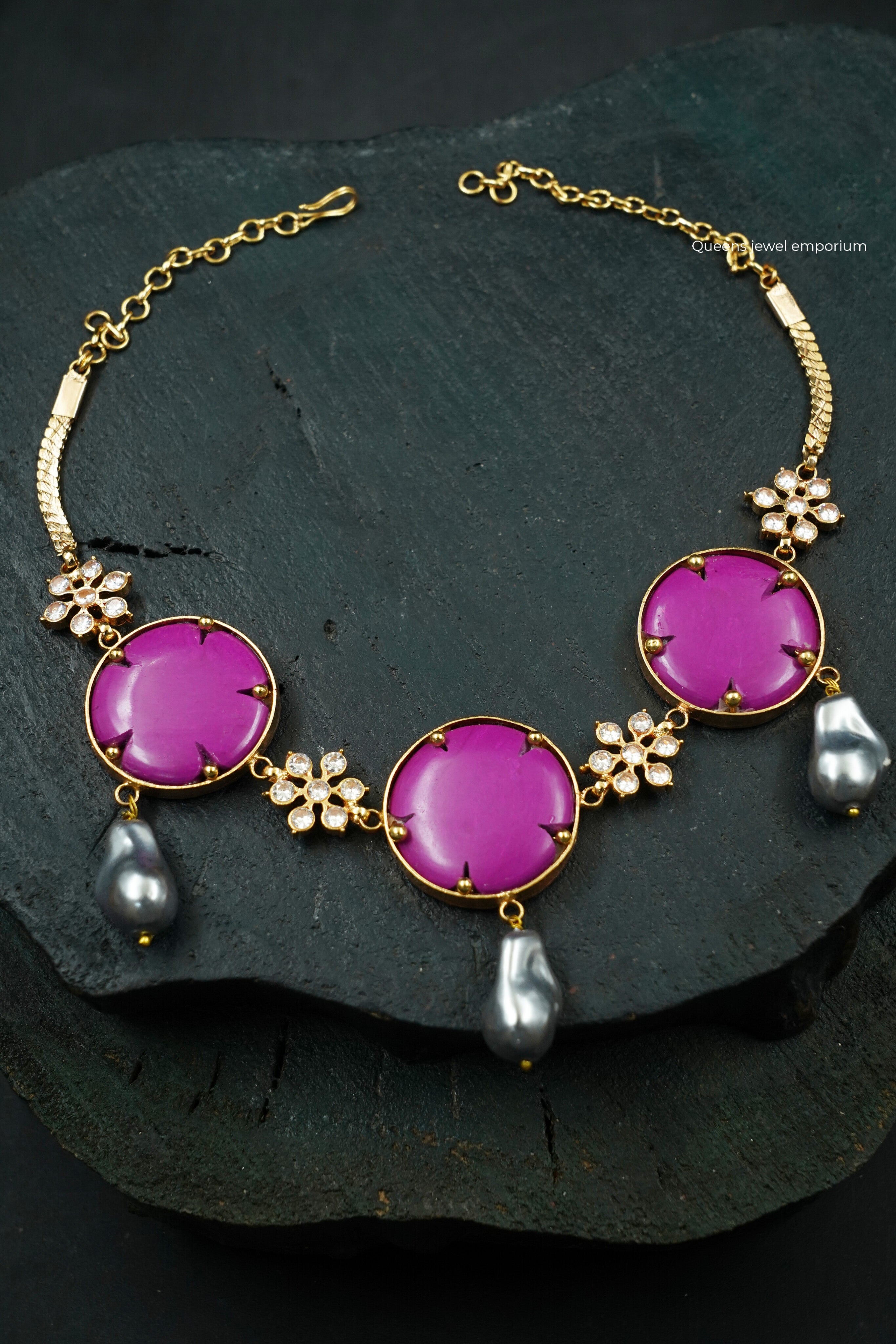 Kamala Valli Floral Necklace