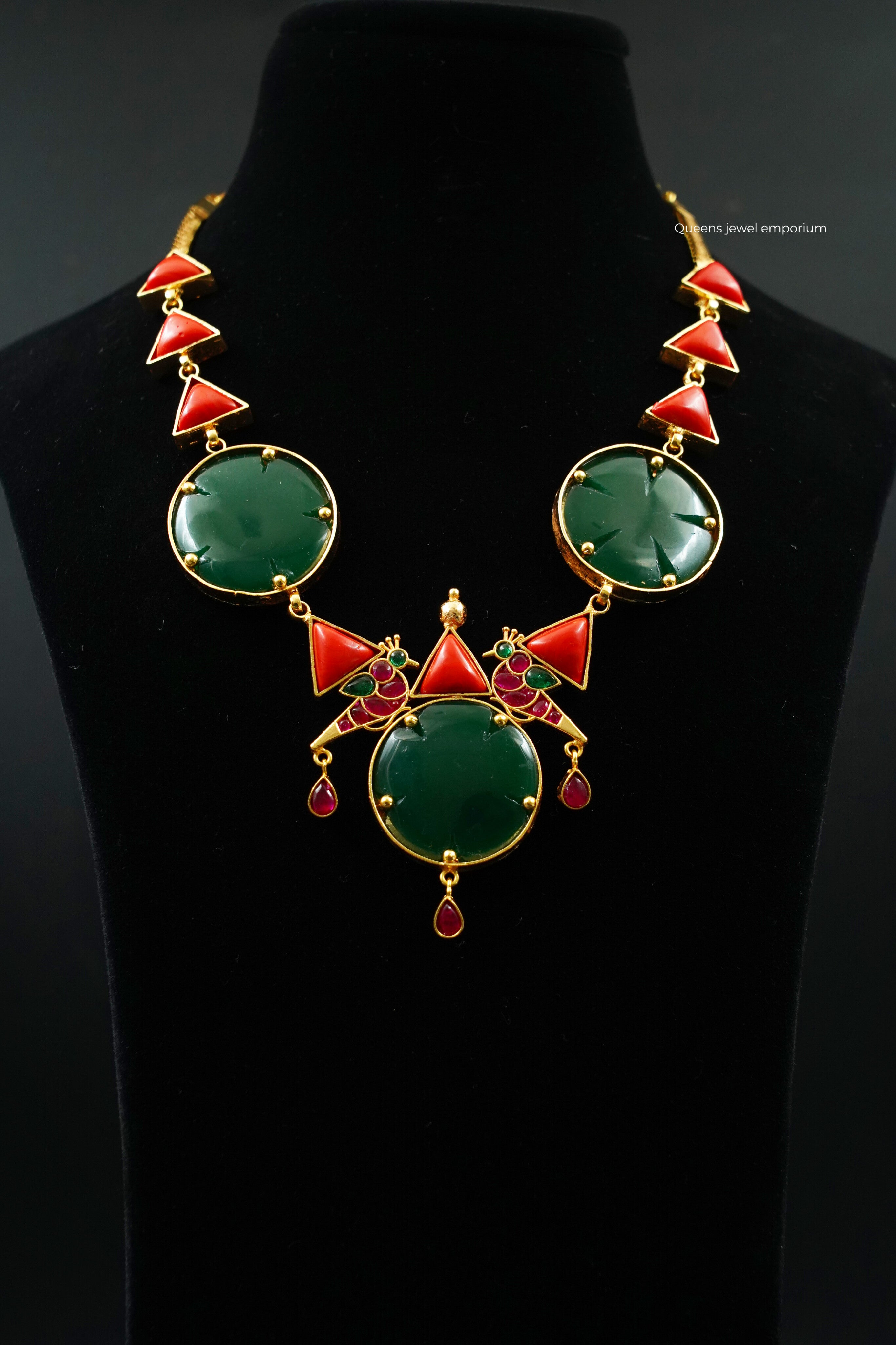 Haritha Kamala Floral Necklace