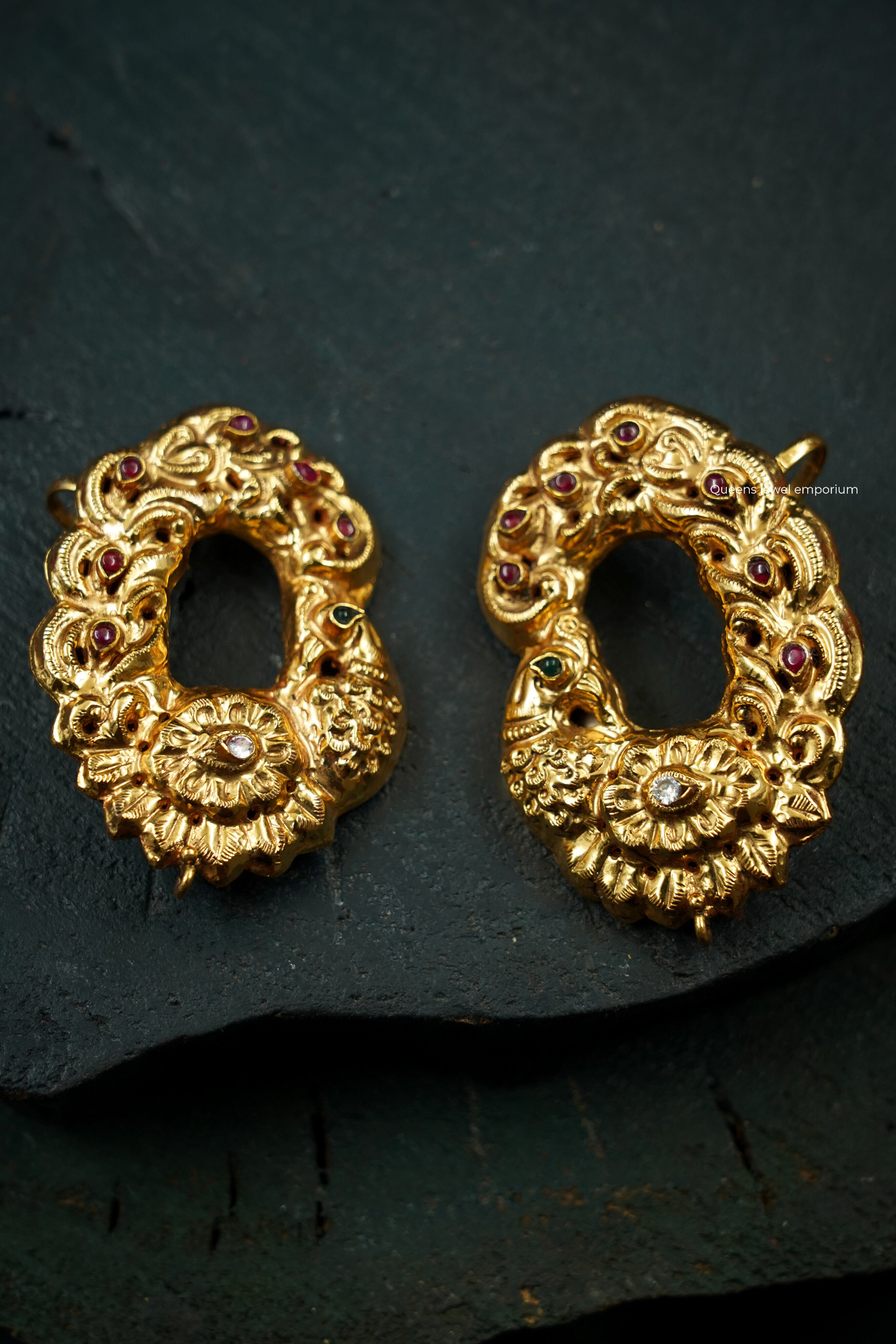 Chettinad Peacock Ear Cuff