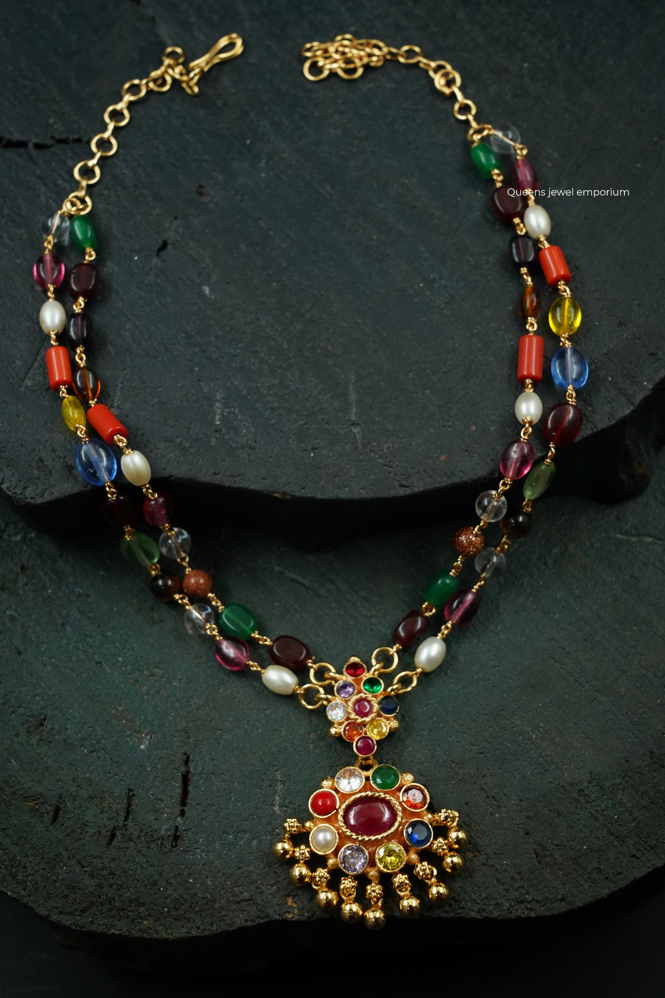 Navaratna Beads Necklace