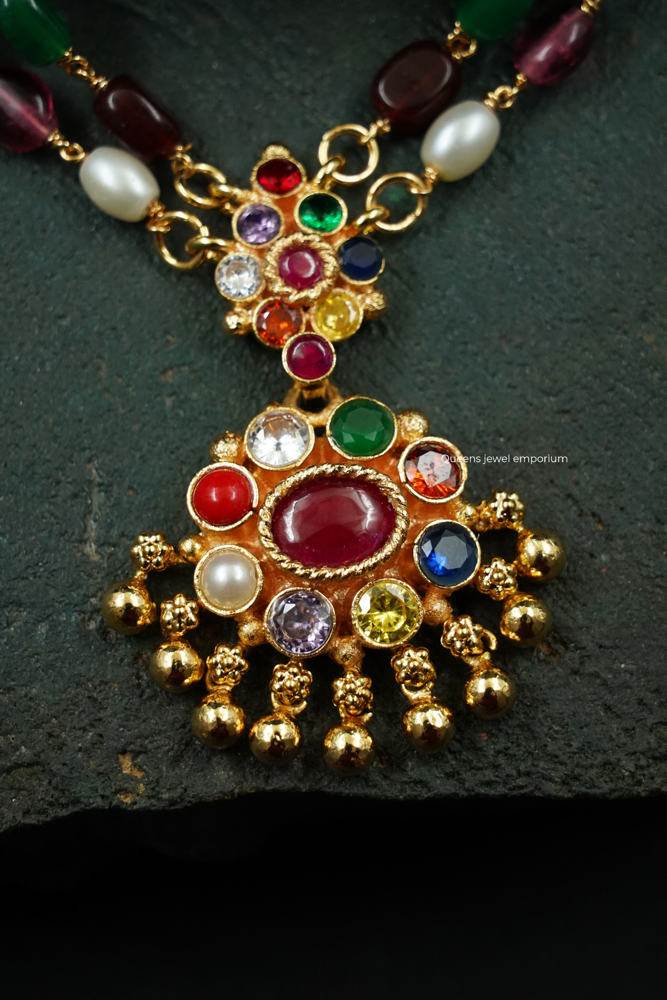 Navaratna Beads Necklace